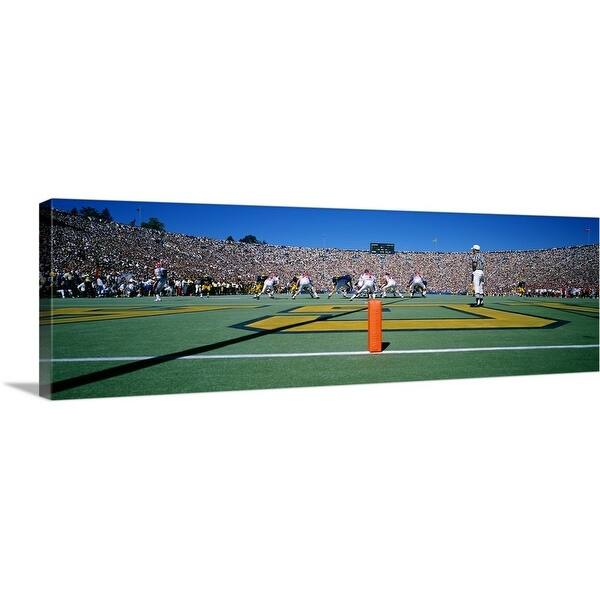 Shop University Of Michigan Football Ann Arbor Mi Canvas Wall