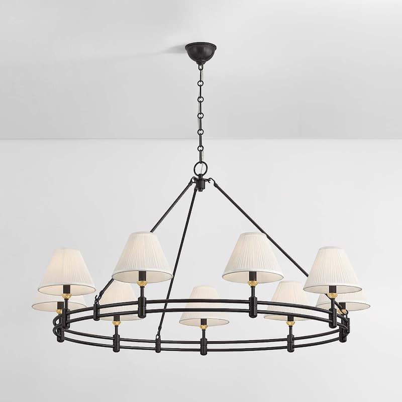 Hudson Valley Lighting MDS1801 Howard 9 Light 50" Wide Chandelier with