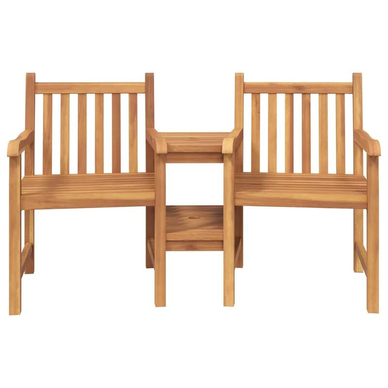 vidaXL Outdoor Chairs Brown 152 x 63 x 89 cm Solid teak wood - 59.8 x 24.8 x 35.0 in
