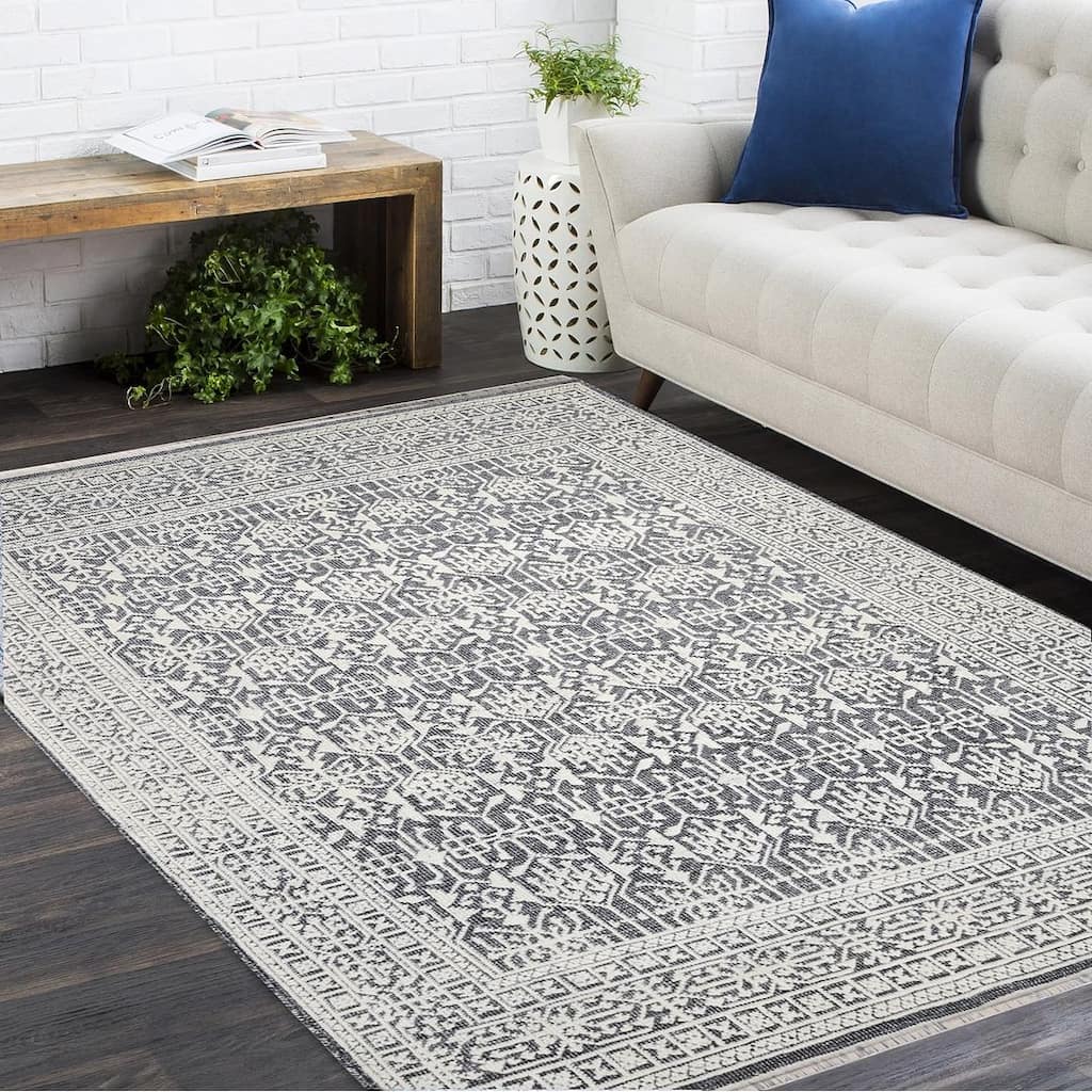 Overton Handmade Modern Contemporary Oriental Area Rug