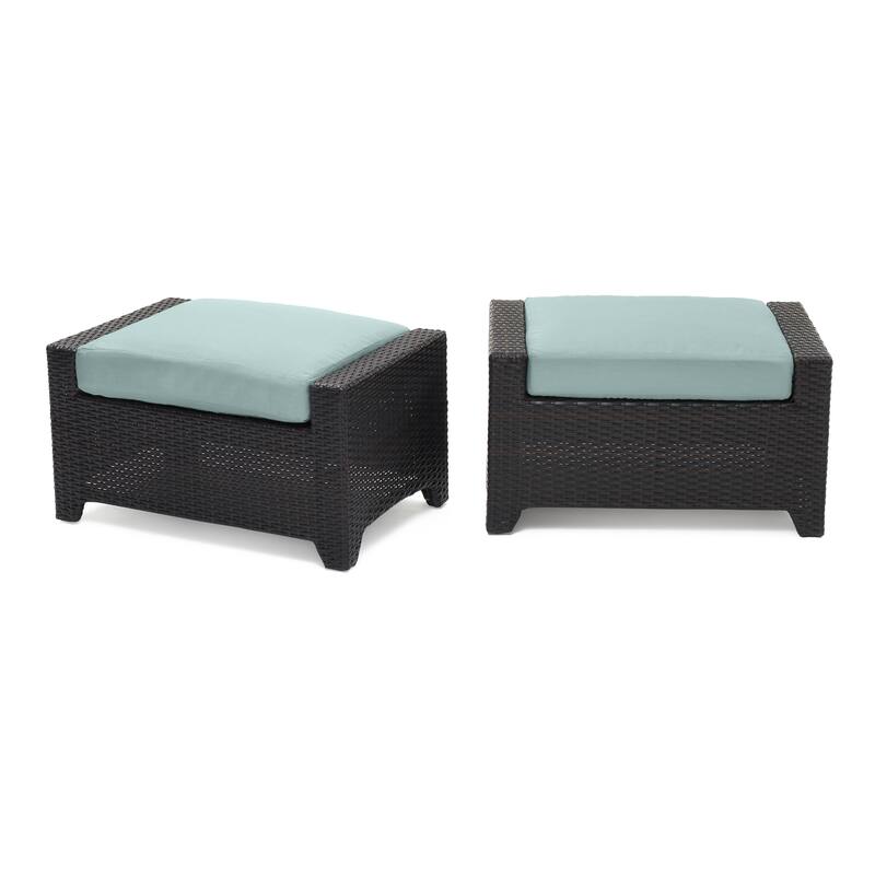 Deco 8 Piece Sunbrella Outdoor Patio Sofa & Motion Club Chair Set