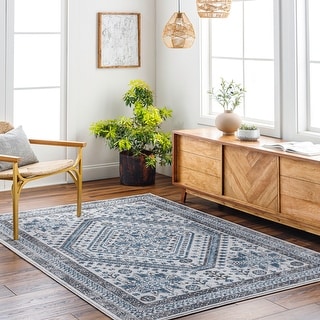 Livabliss Marvel Traditional Medallion Area Rug