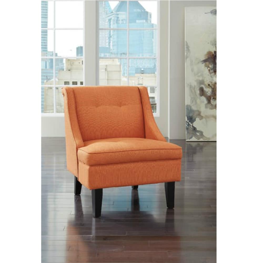 Clarinda accent online chair orange