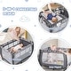 preview thumbnail 19 of 22, 3-in-1 Baby Playard with Bassinet, Changing Table Music Toy Included Carry Bag for Newborn to Toddler