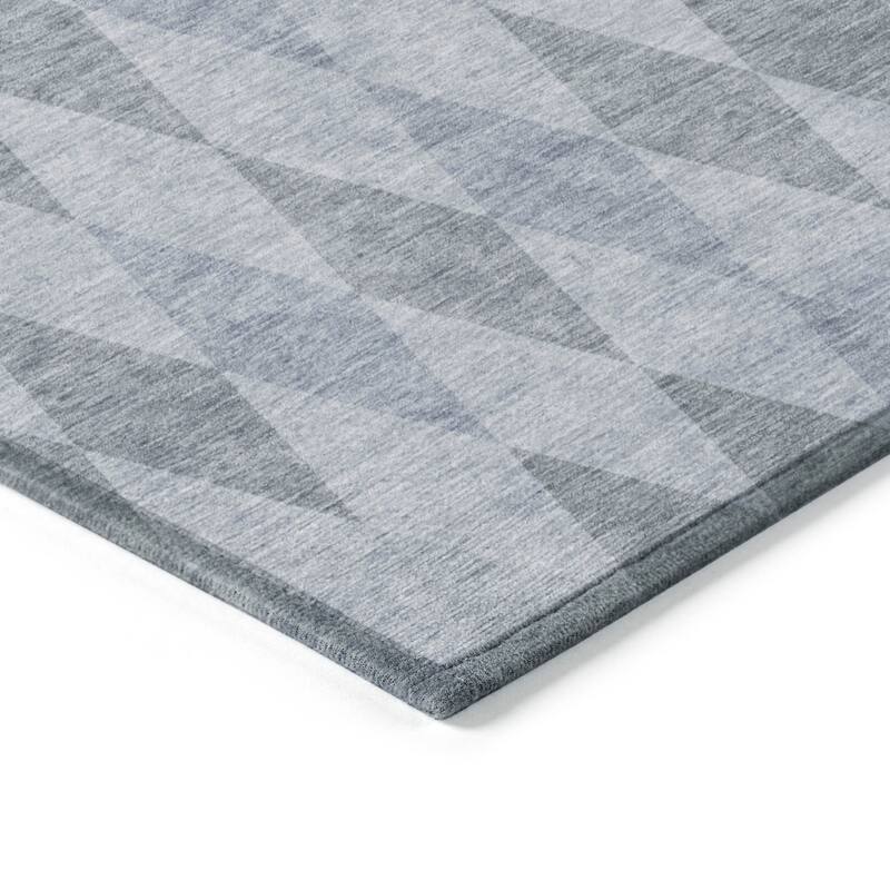 Altolo Modern Geometric Weather Resistant Blended Style Outdoor Rug