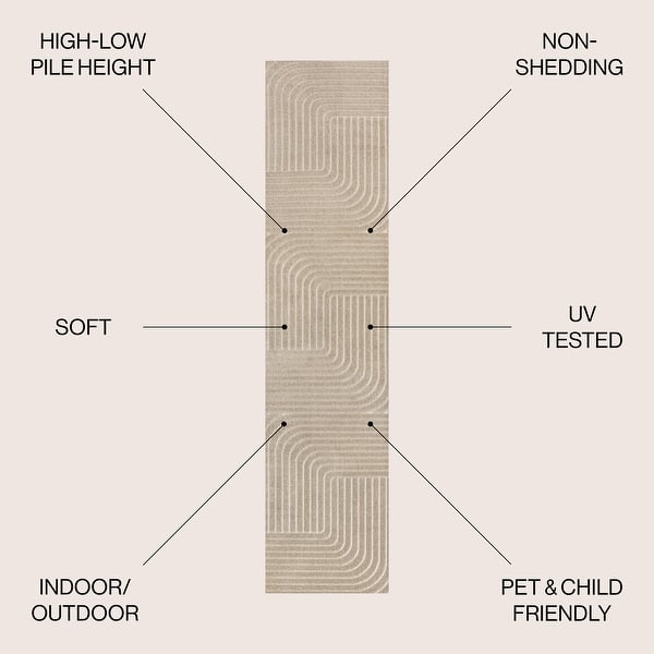 dimension image slide 31 of 33, JONATHAN Y Aarhus Minimalist Angle Geometric Ivory/Cream Area Rug