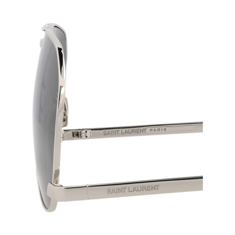 Saint Laurent Aviator-Frame Metal Sunglasses