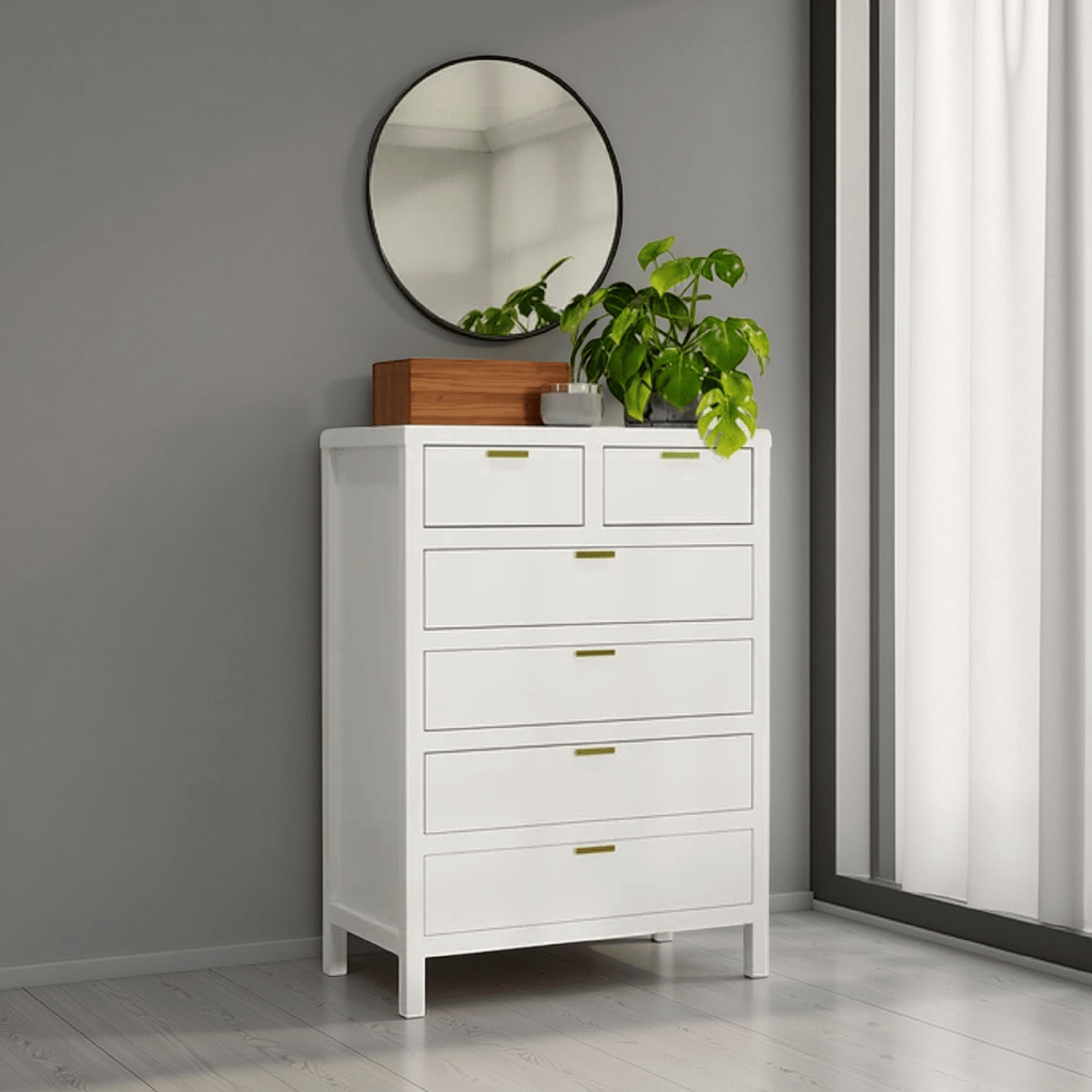 white and gold tall dresser Four Hands Fiona ensuring that it remains as solid as new for long Fery Tall Dresser Chest, 6