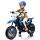 preview thumbnail 7 of 21, Kids Ride on Motorcycle Blue
