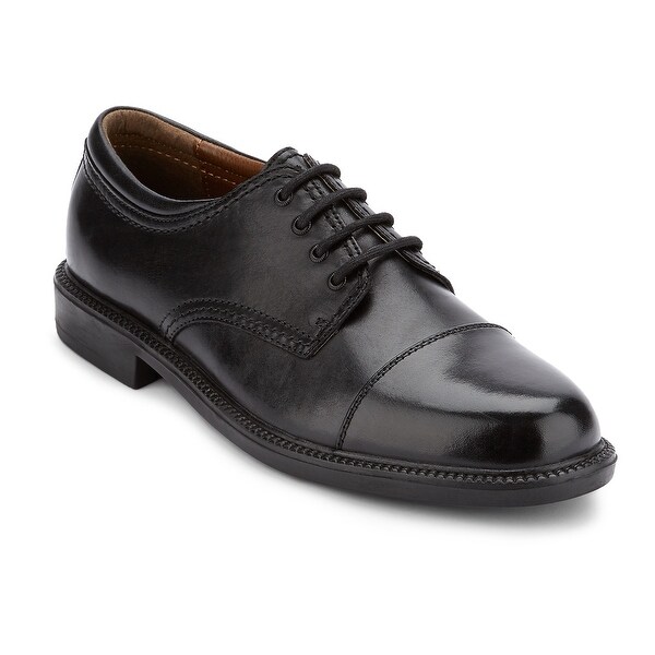 Shop Dockers Mens Gordon Leather Dress Casual Cap Toe Oxford Shoe
