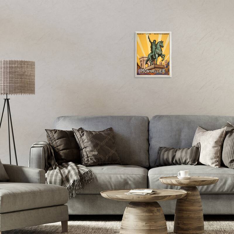 Stupell Montpellier Vintage Advertisement Wall Plaque Art Design By Marcus Jules