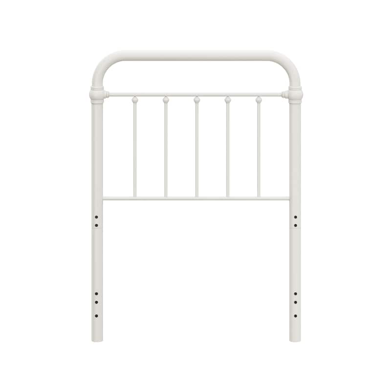 Hillsdale Kirkland Metal Headboard, White