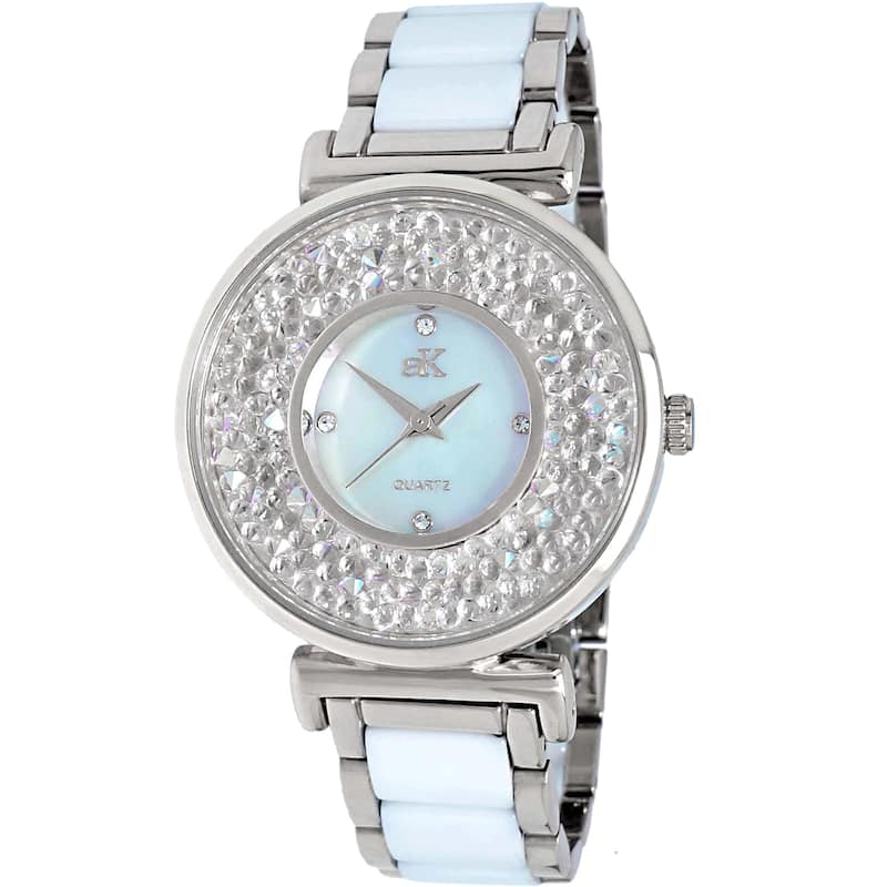 Adee Kaye Women's Pisa Mother of Pearl Dial Watch - AK8660 - Mother of Pearl - One Size