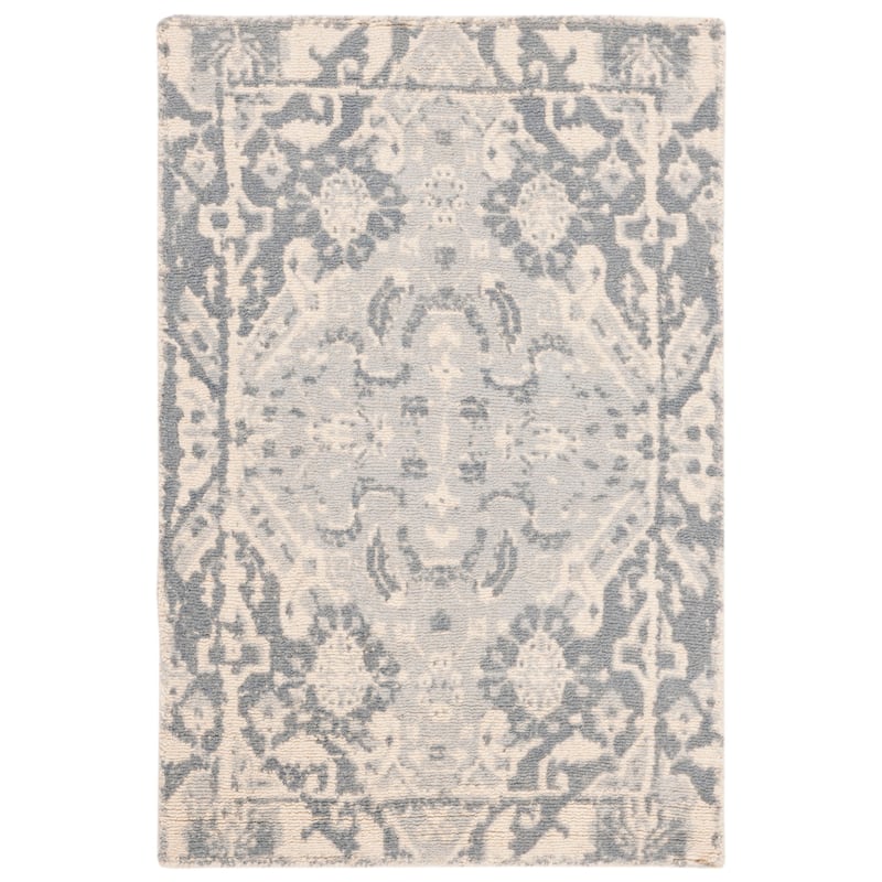 SAFAVIEH Handmade Restoration Vintage Boho Filareta Wool Rug - 2' x 3' - Charcoal/Ivory