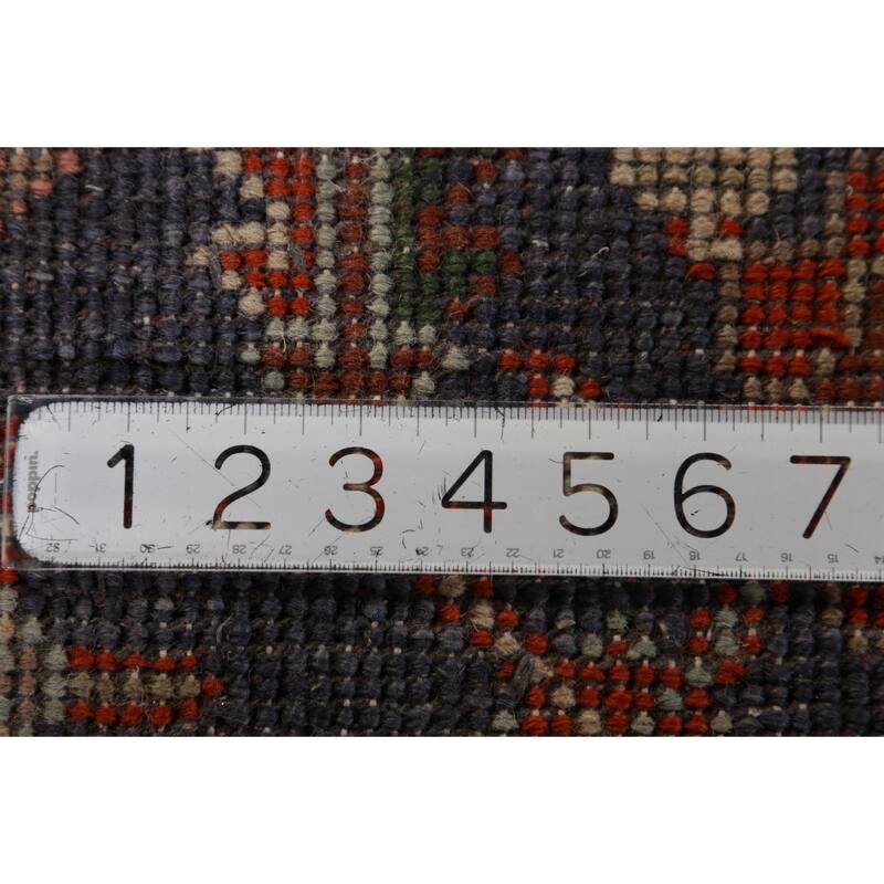 Hand Knotted Oriental 100% Wool Carpet Traditional Medallion Oranges & Rust Heriz (serapi) Area Rug - 9' 10'' X 8' 0''