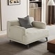 preview thumbnail 12 of 15, Modern Gray Cotton Upholstered Sofa for Living Room 41.3"W x 37.4"D x29.9"H 