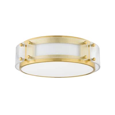 Hudson Valley Lighting 4714 Clifford 14" Wide LED Flush Mount Drum
