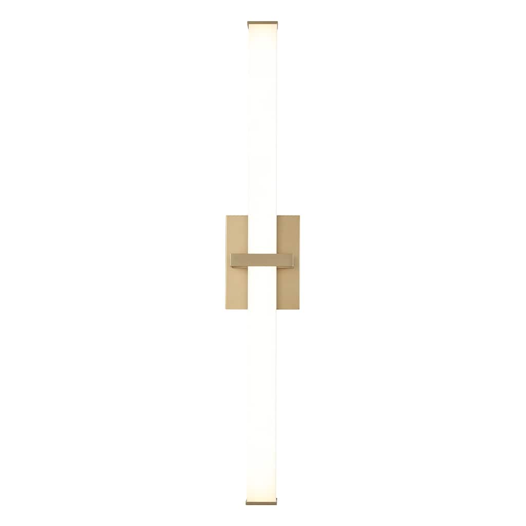 Elon 30" LED Bath Bar in Brushed Champagne Bronze with Opal Glass - Gold