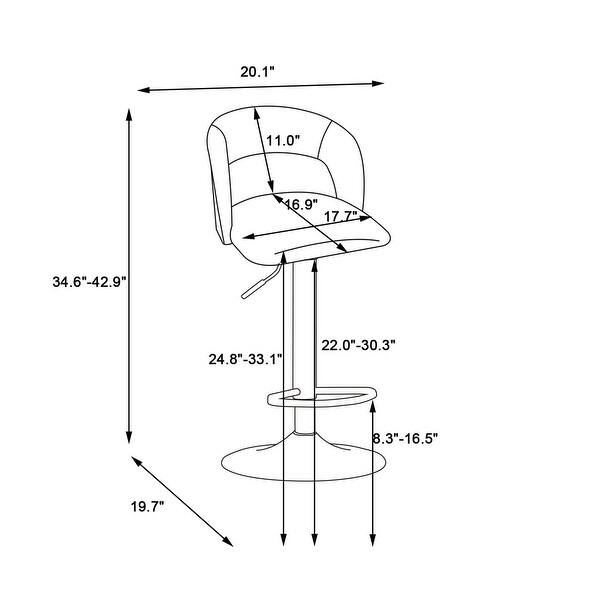 Modern Barstools Bar Height Bed Bath & Beyond 39007288