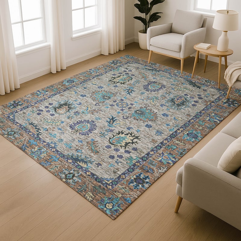 Premium Washable Super Soft Traditional Lily Mayfield Rug