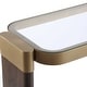 preview thumbnail 6 of 4, Uttermost Ryles Glass Console Table