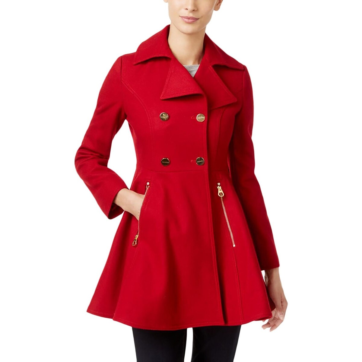 Shop Laundry By Shelli Segal Womens Pea Coat Winter Wool Overstock 18592046