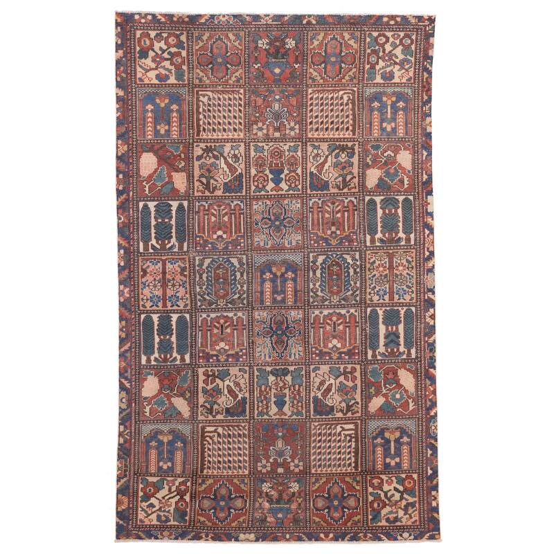 ECARPETGALLERY Hand-knotted Kayseri Vintage Red Wool Rug - 6'1 x 10'2