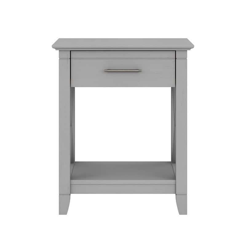 Key West Coastal Box Drawer Nightstand by Bush Furniture