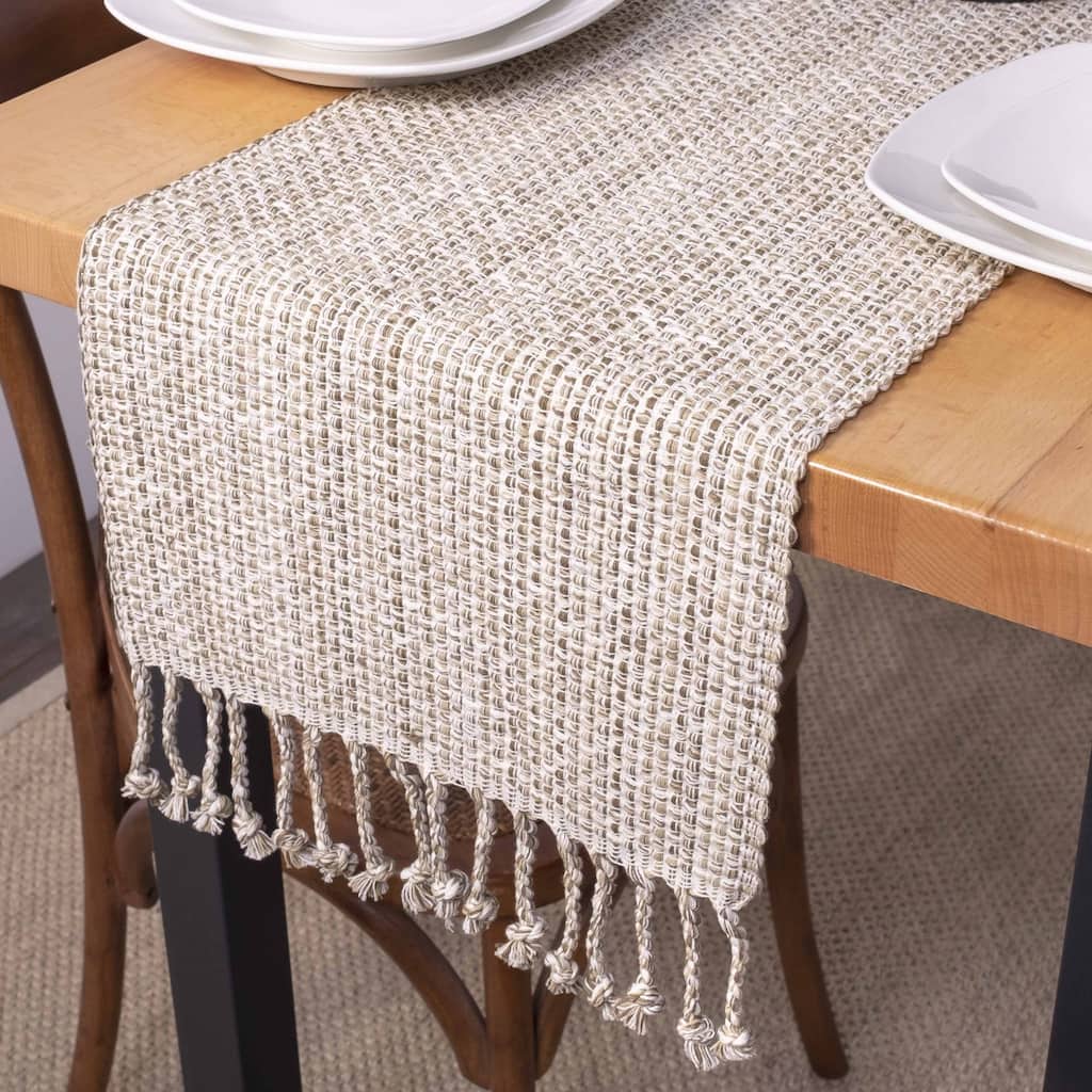 Trends Collection Tone on Tone Cotton Table Runner 13"x72"