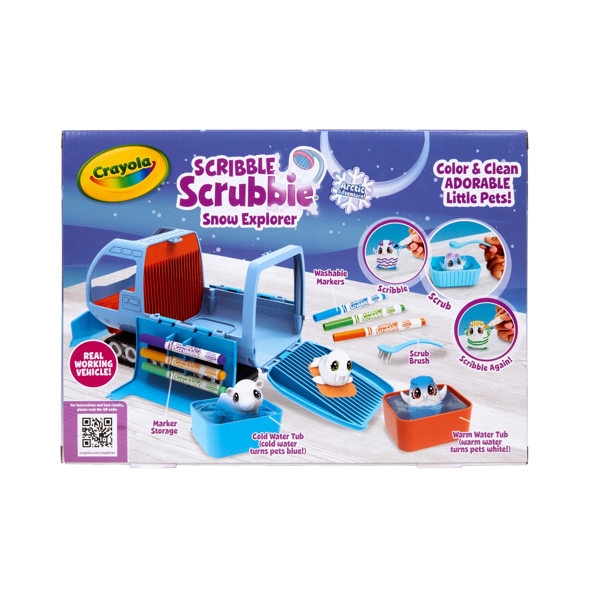 Crayola Scribble Scrubbie Pets Arctic Snow Explorer - Assorted