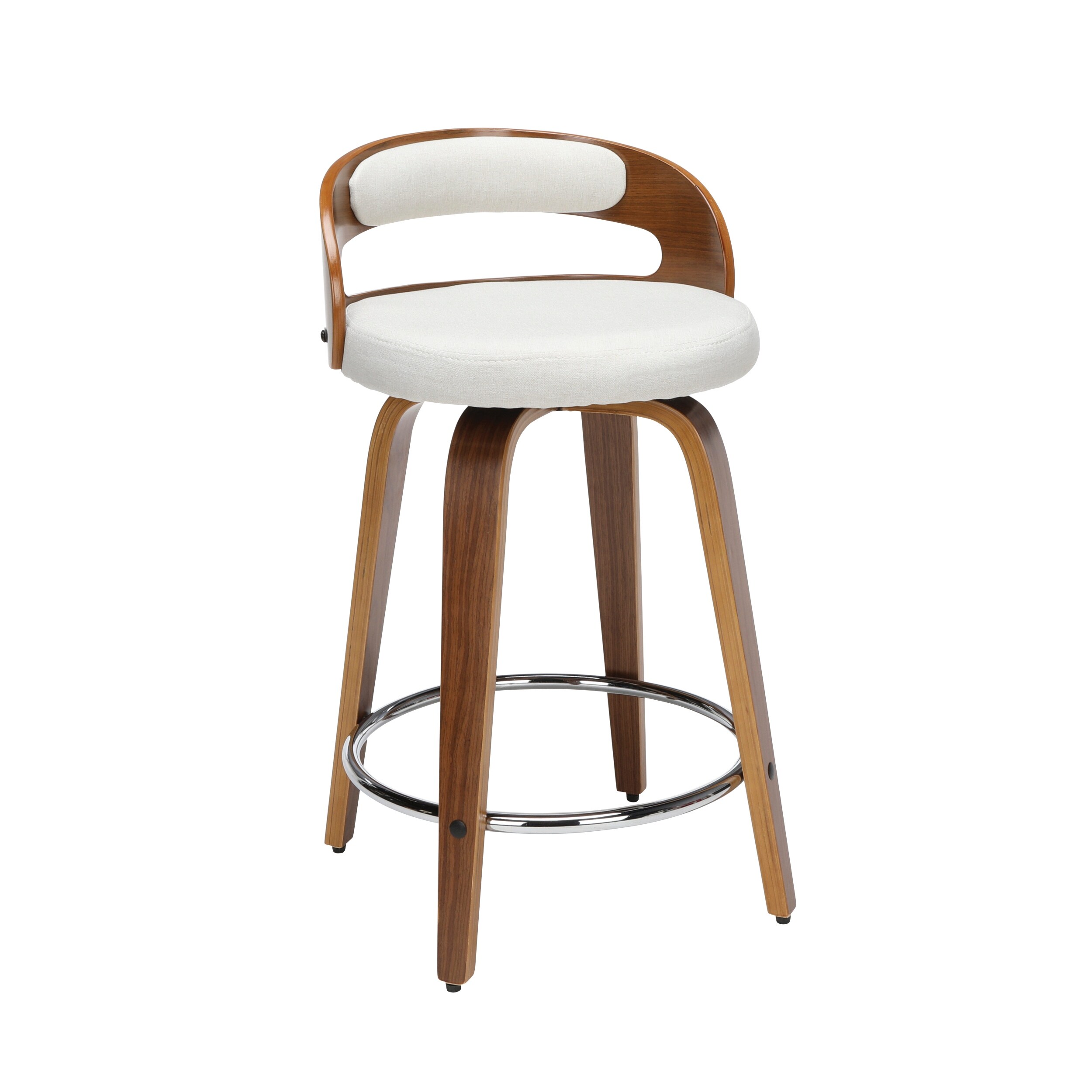 Carson carrington uggelhult bentwood frame swivel shop seat stool