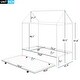 preview thumbnail 8 of 24, Metal Twin Size Kids House Bed with Trundle