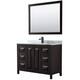 Option Dark Espresso / White Carrara Marble Top / Matte