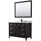 Option Dark Espresso / White Carrara Marble Top / Matte