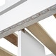 preview thumbnail 15 of 31, Twin Size Loft Bed with Bulit-in Desk, LED Light and Storage Staircase, Wooden Loft Bedframe with Storage Shelves and Cabinets