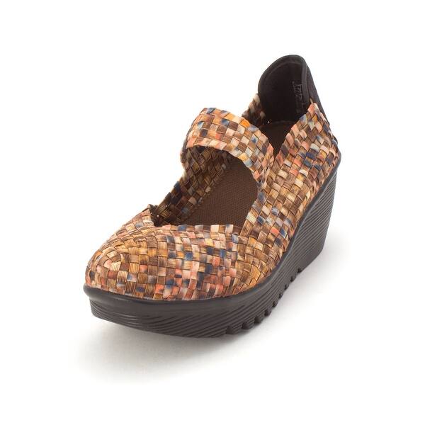 Shop Bernie Mev Womens Lulia Fabric Closed Toe Casual Platform