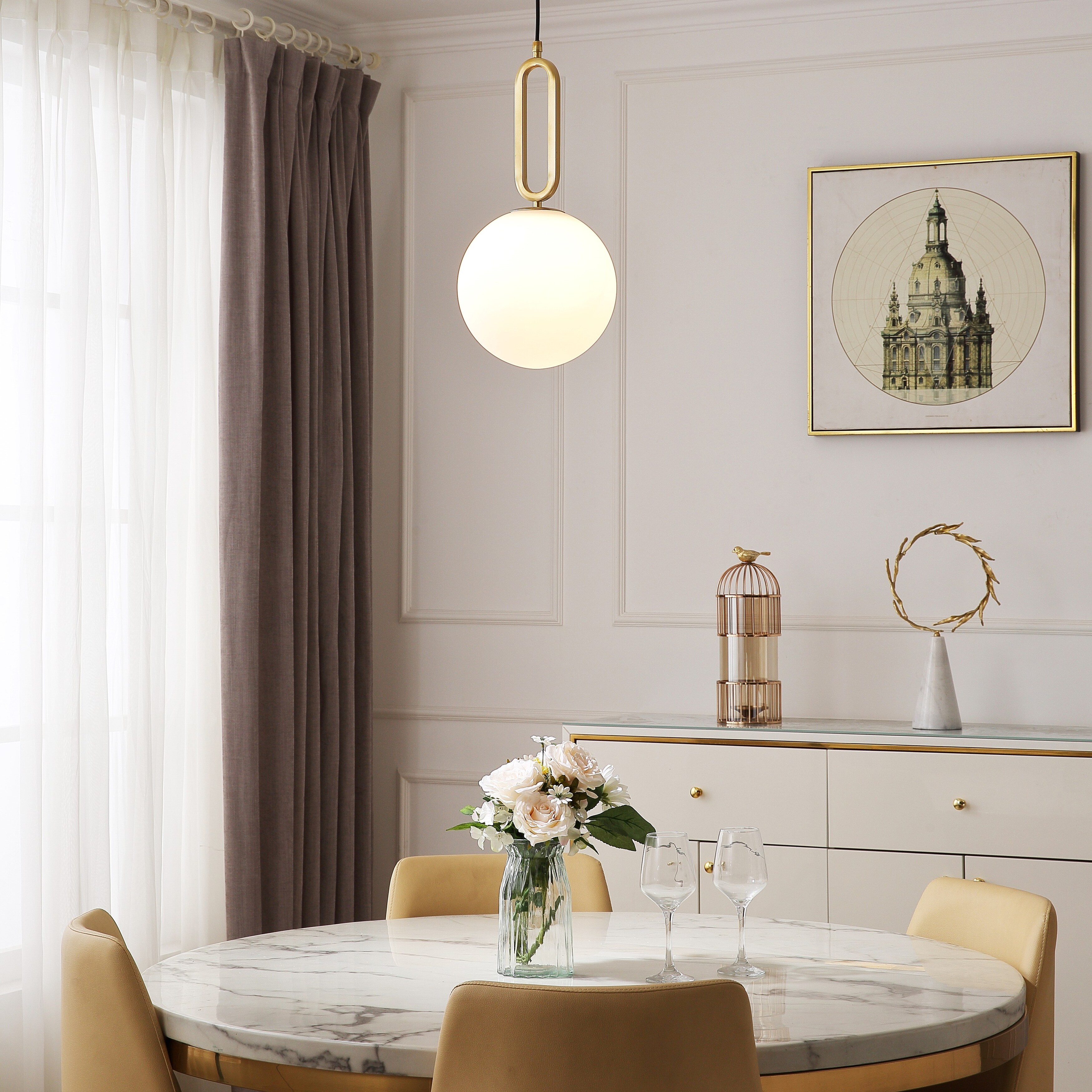 White Orb Pendant Lights Bed Bath Beyond