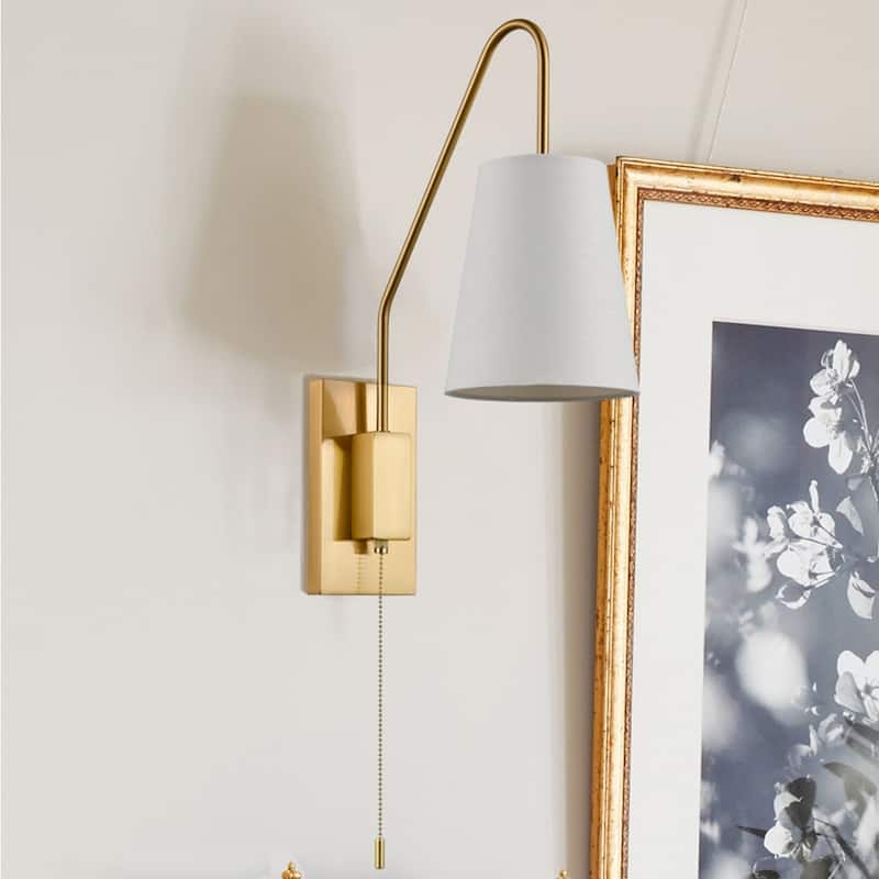 Cassino Modern Wall Lamps Set of 2 Plug-in Wall Lights
