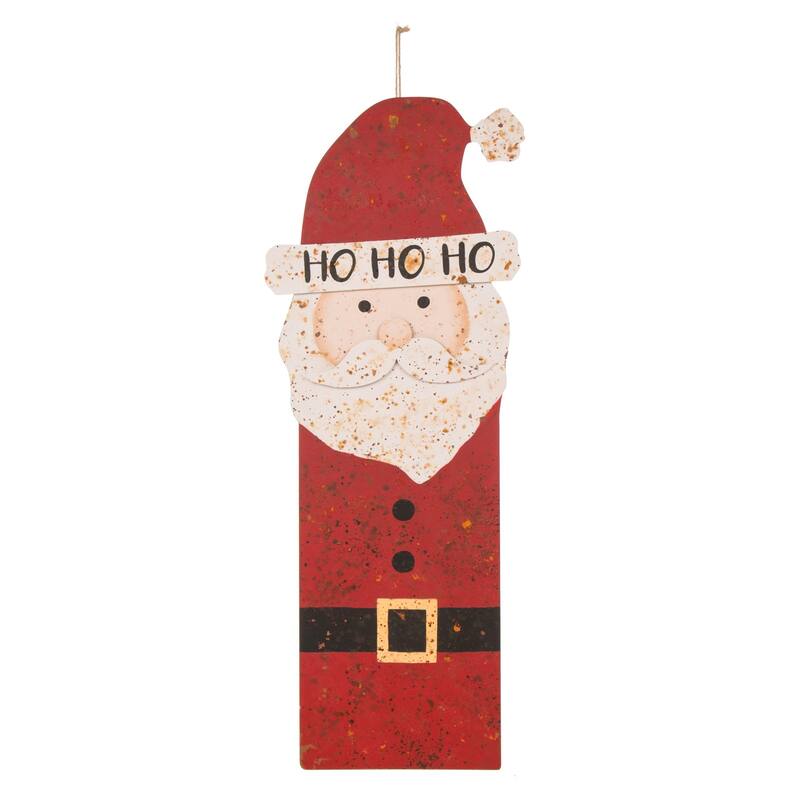 Glitzhome 24"H Wood Gingerbread Man Christmas Porch Decor