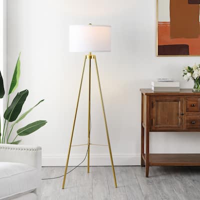 SAFAVIEH Lighting Falco 62-inch Tripod Floor Lamp - 22 in. W x 19 in. D x 60 in. H