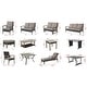 preview thumbnail 8 of 18, Patio Festival Thermal Transfer 4-Piece Outdoor Dining Set