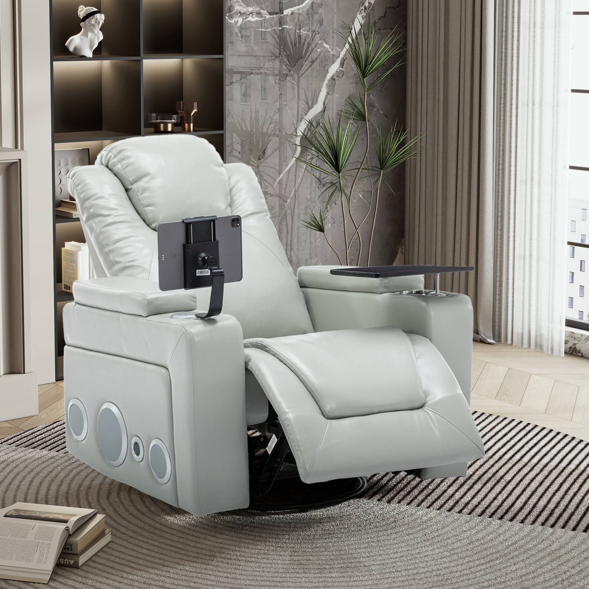 Grey Storage Recliner Chairs Bed Bath Beyond