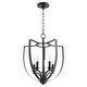 preview thumbnail 2 of 1, Quorum International Dakota 5 Light 16" Wide Chandelier