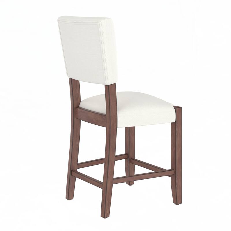 Mid Century Modern Bar Stools Set of 4,Beige