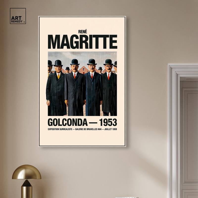 Falling Men of Golconda Canvas by Art Remedy