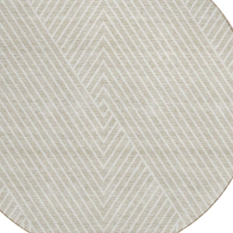 HomeRoots Geometric Transitional Rectangle Outdoor Rug