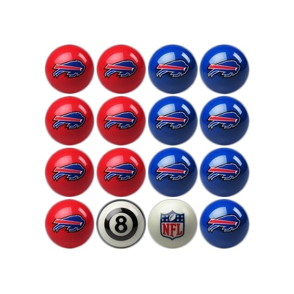 NFL Buffalo Bills Home vs. Away Team Billiard Pool Ball Set