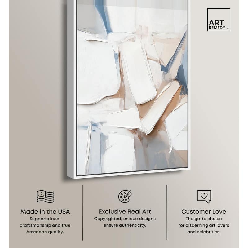 Bone and Beige II Canvas by Art Remedy