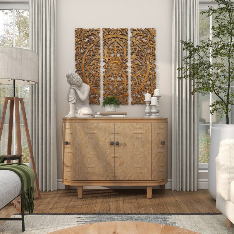 Gray Magnesium Oxide Indoor Outdoor Meditating Buddha Decorative Garden Sculpture