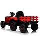 preview thumbnail 39 of 62, 24V Ride-On Electric Tractor with Trailer, Remote Control, 3 Speed Options, Bluetooth, MP3, USB, for Kids 3+, 400W Motor.